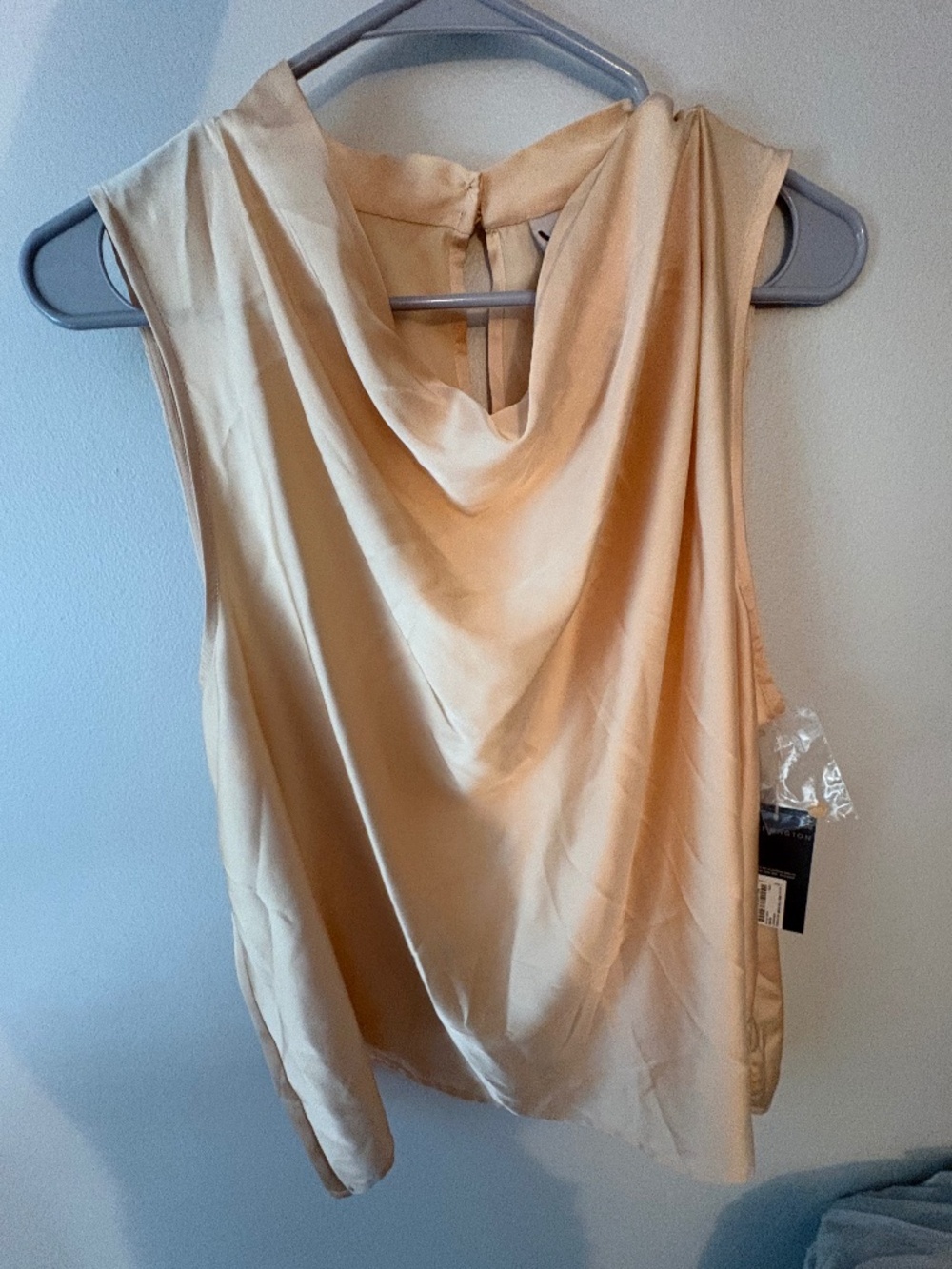 NWT Worthington Gold Cowl Neck Tank Top Blouse – Size XXL